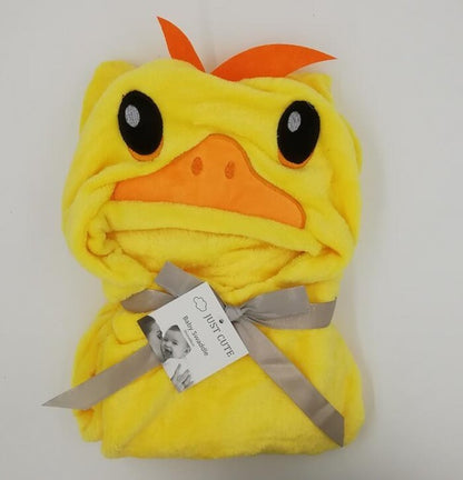 Plush Baby Hooded Bath Towel – Snuggly Bathrobe for Infants & Toddlers