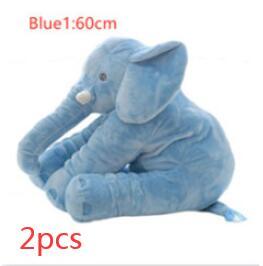 2-in-1 Elephant Plush Pillow – Cuddle Toy & Baby Sleep Support