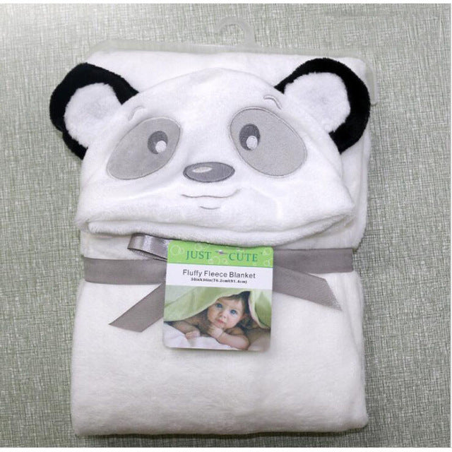 Plush Baby Hooded Bath Towel – Snuggly Bathrobe for Infants & Toddlers