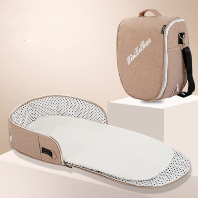 Portable Foldable Baby Crib Mummy Bag – Removable Travel Bassinet