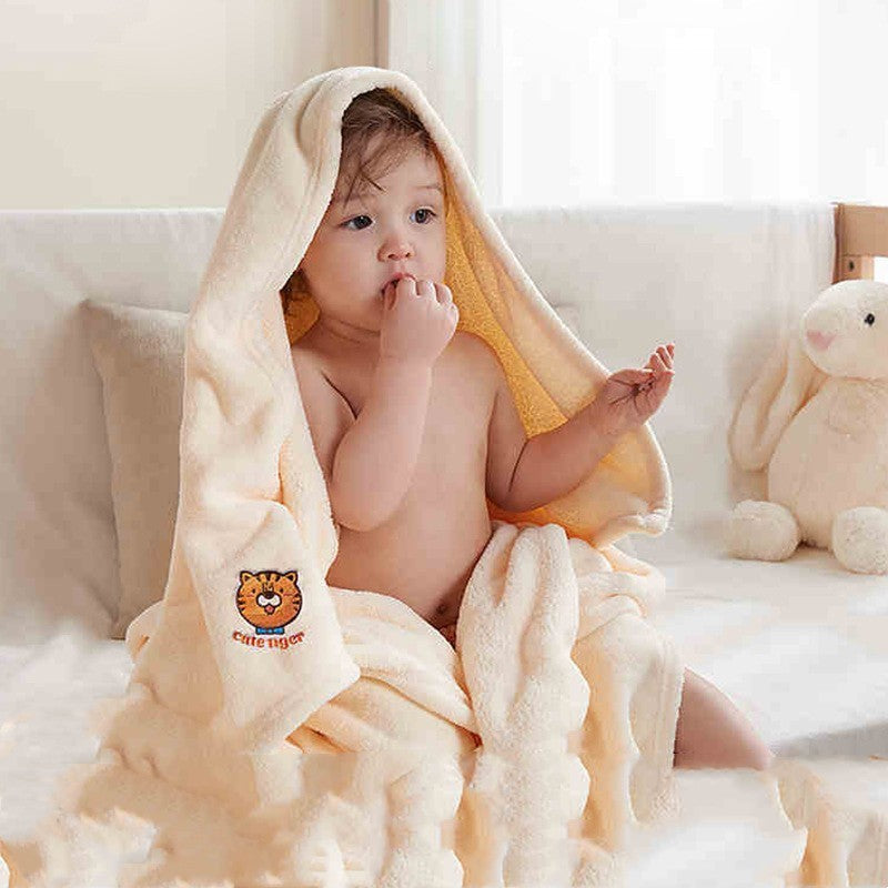 Newborn & Toddler Absorbent Gauze Blanket – Bath Towel & Swaddle in One