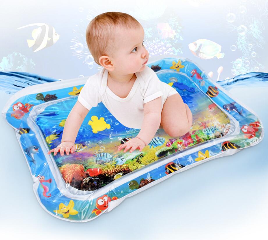 Inflatable Tummy-Time Water PlayMat for Infants and Toddlers
