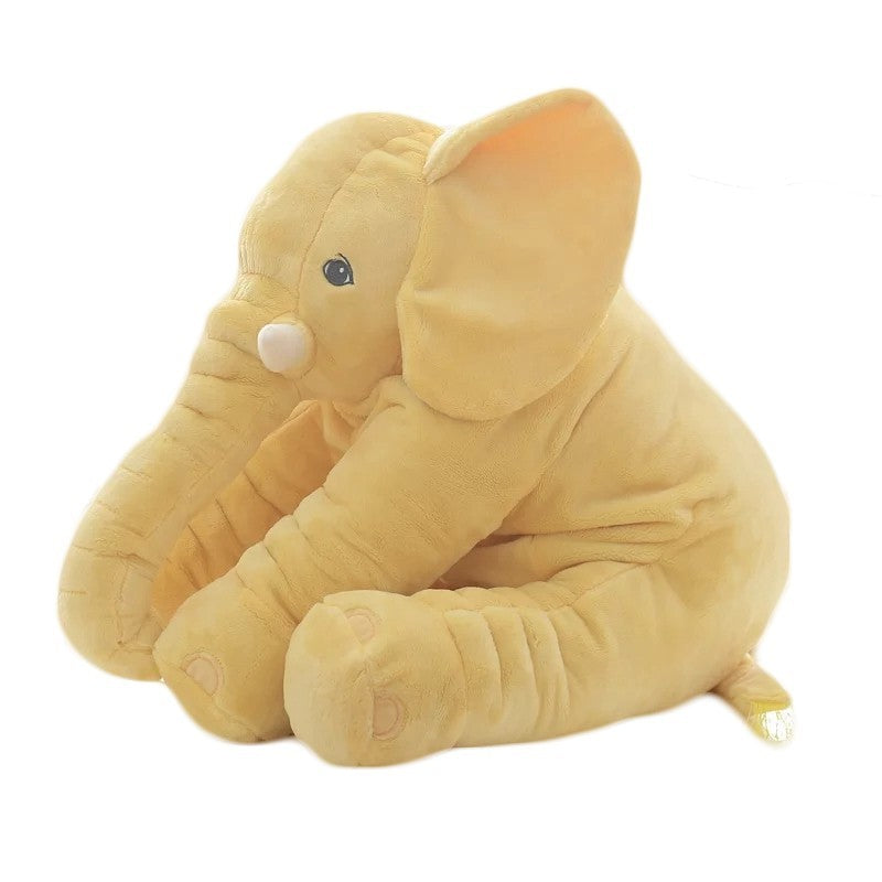 2-in-1 Elephant Plush Pillow – Cuddle Toy & Baby Sleep Support