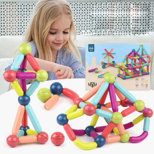 Magnetic Toy Bricks Set – Imaginative Building & Learning Game for Kids