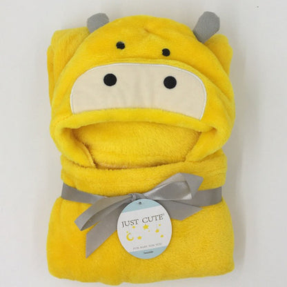 Plush Baby Hooded Bath Towel – Snuggly Bathrobe for Infants & Toddlers