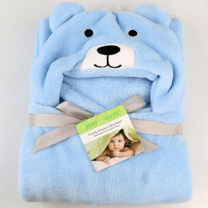 Plush Baby Hooded Bath Towel – Snuggly Bathrobe for Infants & Toddlers