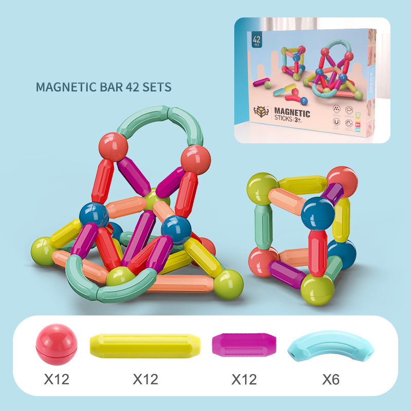 Magnetic Toy Bricks Set – Imaginative Building & Learning Game for Kids