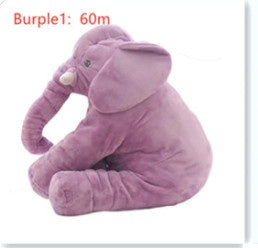 2-in-1 Elephant Plush Pillow – Cuddle Toy & Baby Sleep Support