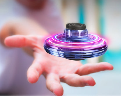 Mini Fingertip Gyro Interactive Toy Drone LED UFO Type