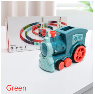Automatic Domino Train Set – Electric Block Laying Puzzle Toy for Kids