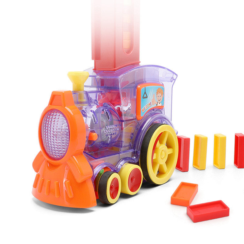 Automatic Domino Train Set – Electric Block Laying Puzzle Toy for Kids