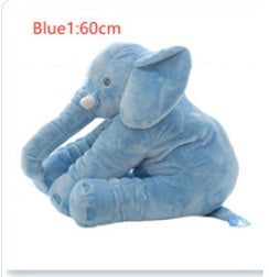 2-in-1 Elephant Plush Pillow – Cuddle Toy & Baby Sleep Support