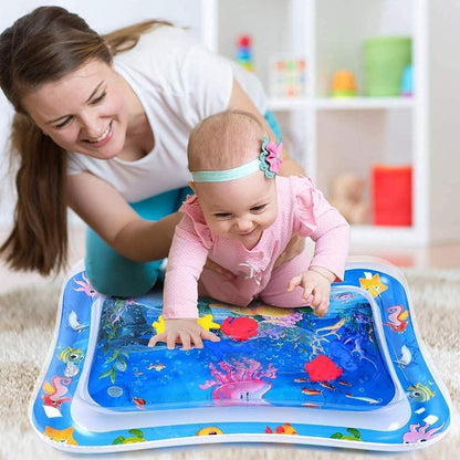 Inflatable Tummy-Time Water PlayMat for Infants and Toddlers