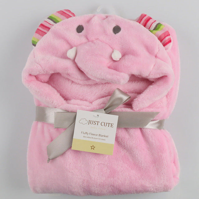Plush Baby Hooded Bath Towel – Snuggly Bathrobe for Infants & Toddlers