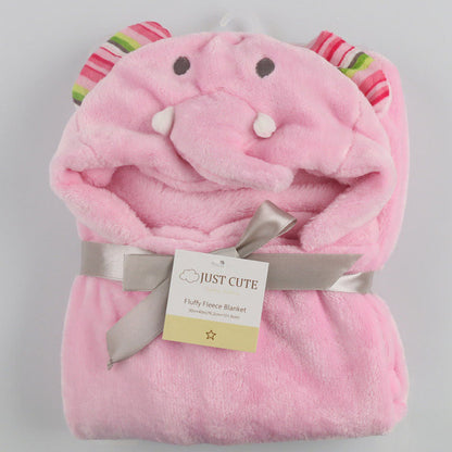 Plush Baby Hooded Bath Towel – Snuggly Bathrobe for Infants & Toddlers