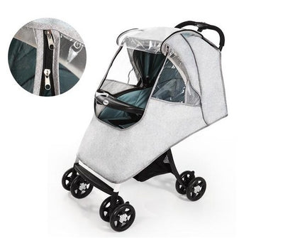 Universal Baby Stroller Weather Shield – Warm & Rainproof Cover