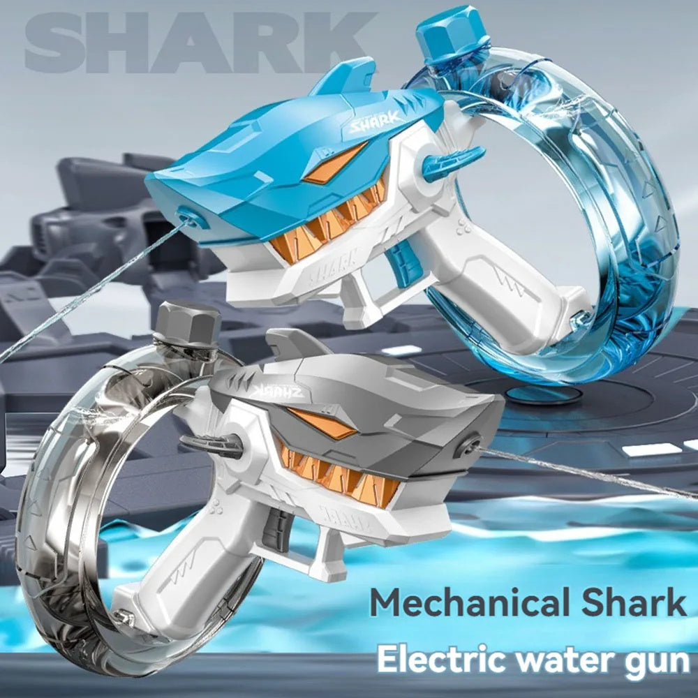 Shark Electric Water Gun – Fully Automatic High-Capacity Water Blaster for Kids