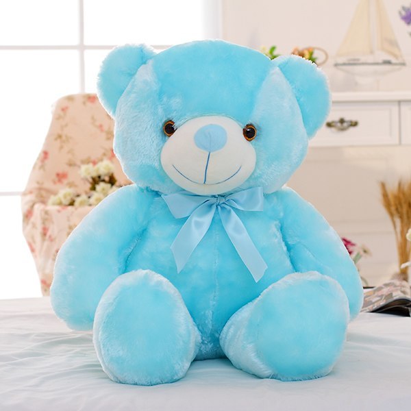 Viral LED Glowing Teddy Bear Plush – Colorful Light Up Stuffed Animal & Gift Pillow