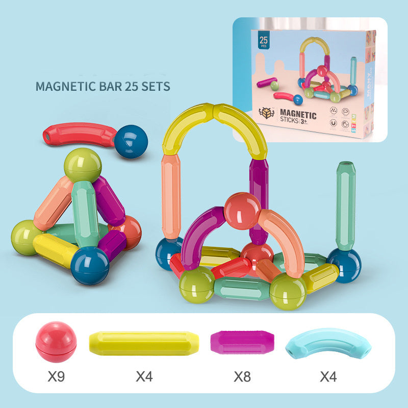 Magnetic Toy Bricks Set – Imaginative Building & Learning Game for Kids