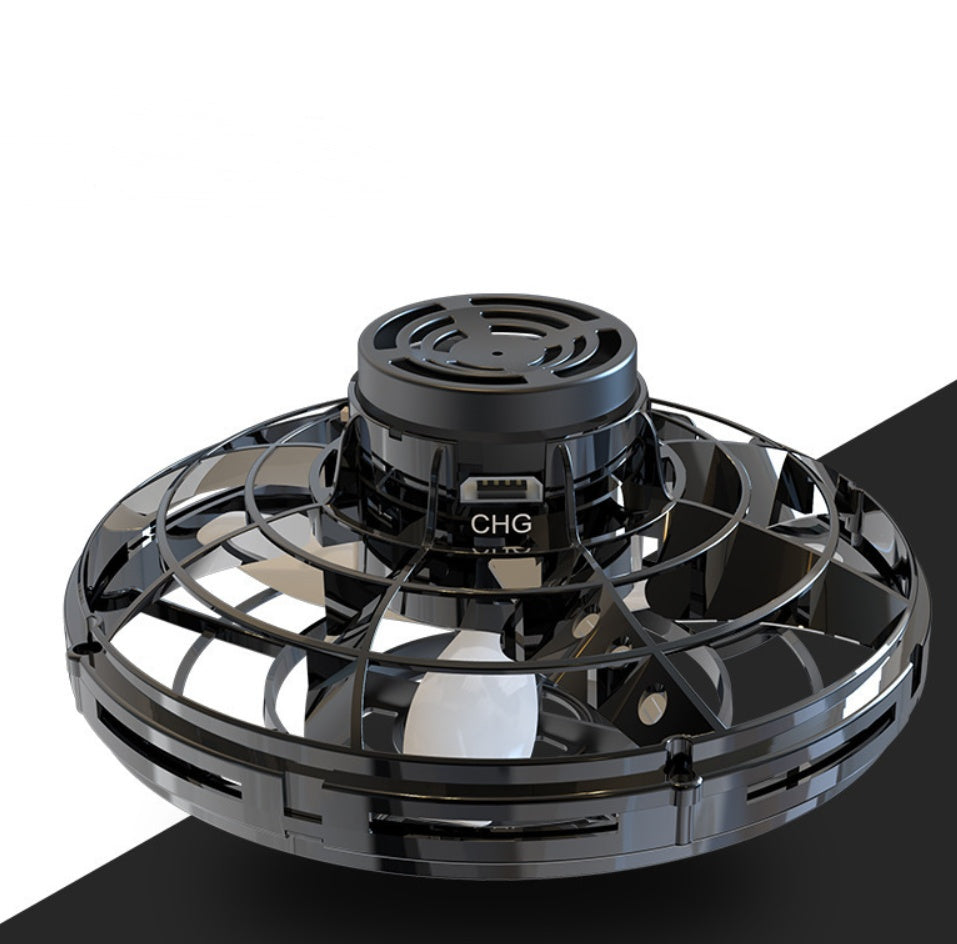 Mini Fingertip Gyro Interactive Toy Drone LED UFO Type