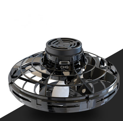 Mini Fingertip Gyro Interactive Toy Drone LED UFO Type