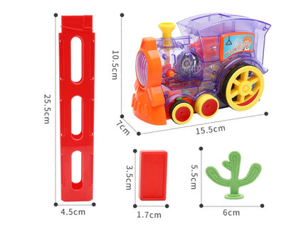 Automatic Domino Train Set – Electric Block Laying Puzzle Toy for Kids