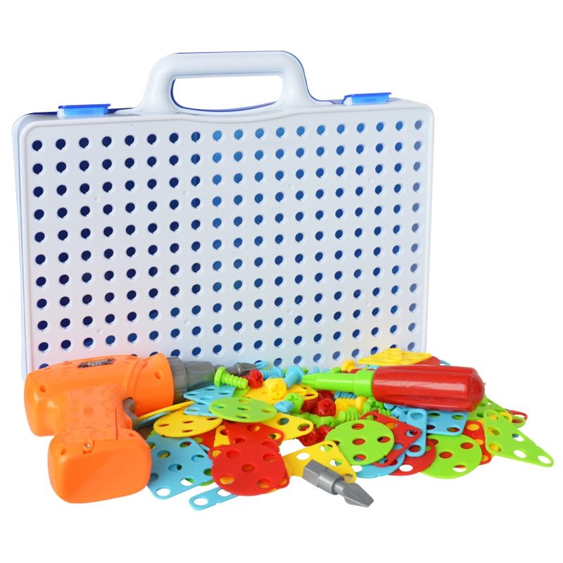 Kids Drill & Build Puzzle Toy Set – Creative STEM Construction Kit
