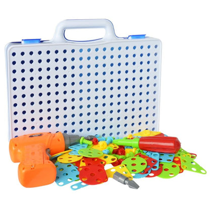 Kids Drill & Build Puzzle Toy Set – Creative STEM Construction Kit