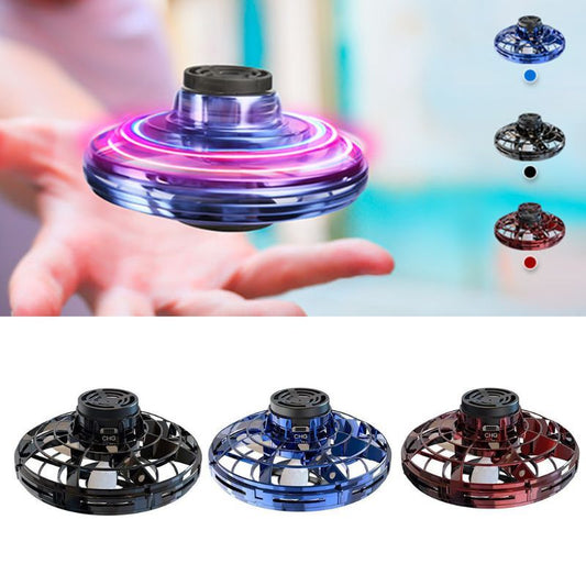 Mini Fingertip Gyro Interactive Toy Drone LED UFO Type