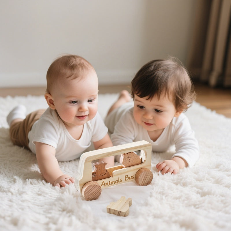 Children's Creative Educational Wooden Toy Car