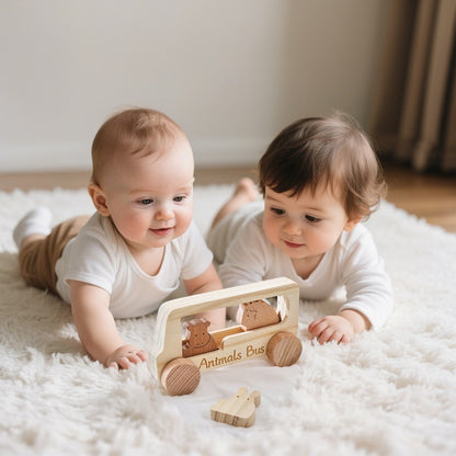 Children's Creative Educational Wooden Toy Car