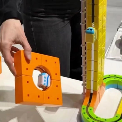 Children's Magnetic Rail Car Building Toys