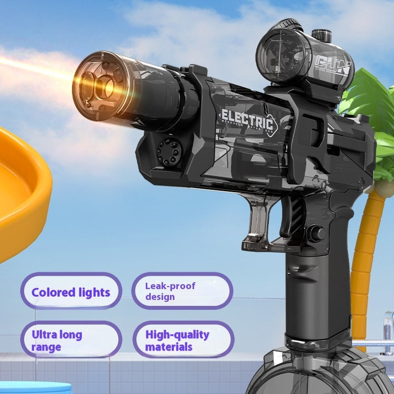 Fire Rat Water Pistol – Light-Up Electric Spray Gun for Outdoor and Indoor Play