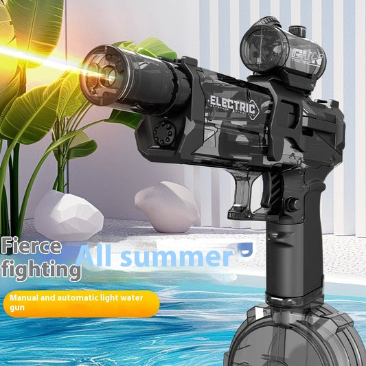 Fire Rat Water Pistol – Light-Up Electric Spray Gun for Outdoor and Indoor Play