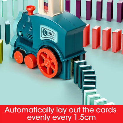 Automatic Domino Train Set – Electric Block Laying Puzzle Toy for Kids