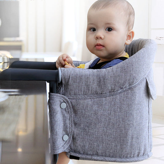 Portable Baby High Chair Seat with Safety Belt – Baby & Toddler Feeding Seat