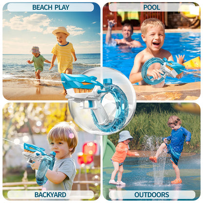 Shark Electric Water Gun – Fully Automatic High-Capacity Water Blaster for Kids