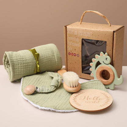 Baby Gift Set for Newborn New Baby Gift Set - Newborn Baby Essentials Baby Bath Set with Baby Blanket Baby Rattle - New Born Baby Girls Gift & Baby Boy Gifts for Baby Shower