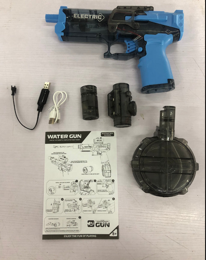 Fire Rat Water Pistol – Light-Up Electric Spray Gun for Outdoor and Indoor Play