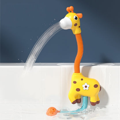 Elephant Baby Bath Toy – Electric Water Spray Nozzle with Flexible Hose (Automatic Water Outlet)