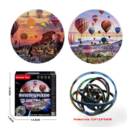 Rotating MindTwist 3D Puzzle – Dual-Sided Decompression Toy