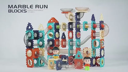 Color Window Building Blocks Sliding Beads Transpa